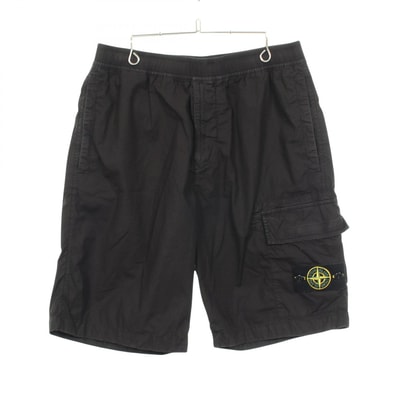 ストーンアイランド STONE ISLAND ショート カーゴパンツ 衣料品 ボトムス コットン メンズ ブラック系 8015L1803 【中古】