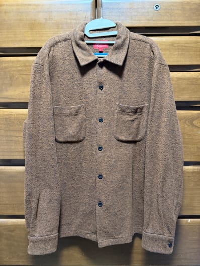 Supreme Brushed Flannel Twill Shirt "Brown"