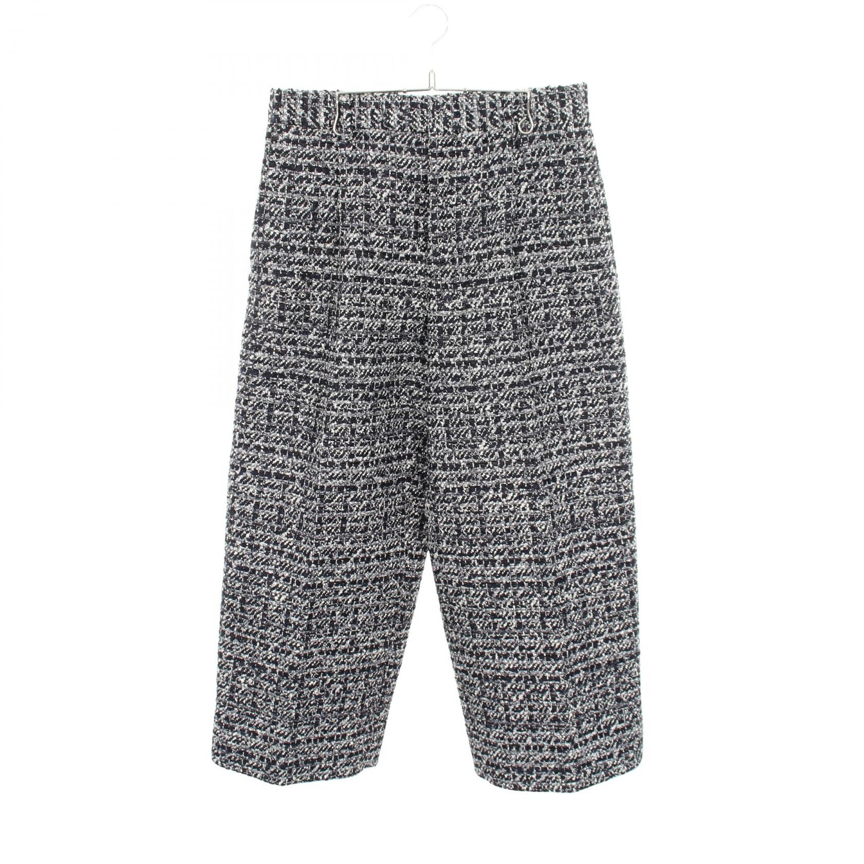 ディオール Dior Cannage Pants ツイード パンツ 衣料品 ボトムス ナイロン メンズ ネイビー系 【中古】