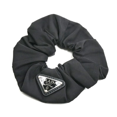 PRADA プラダ ナイロン Re-Nylon シュシュ ヘアアクセサリー 1IF015_2DMI_F0002 レディース【中古】
