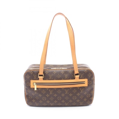 ルイ・ヴィトン LOUIS VUITTON シテGM モノグラム ショルダーバッグ バッグ PVCコーティングキャンバス レザー レディース ブラウン系 M51181 【中古】