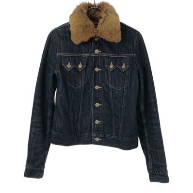 JOURNAL STANDARD ラビットファー付 デニムジャケット