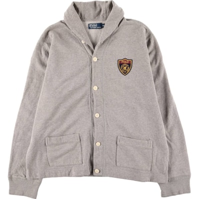 古着 ラルフローレン Ralph Lauren POLO by Ralph Lauren ショールカラー スウェット カーディガン メンズXXL相当/eaa581677