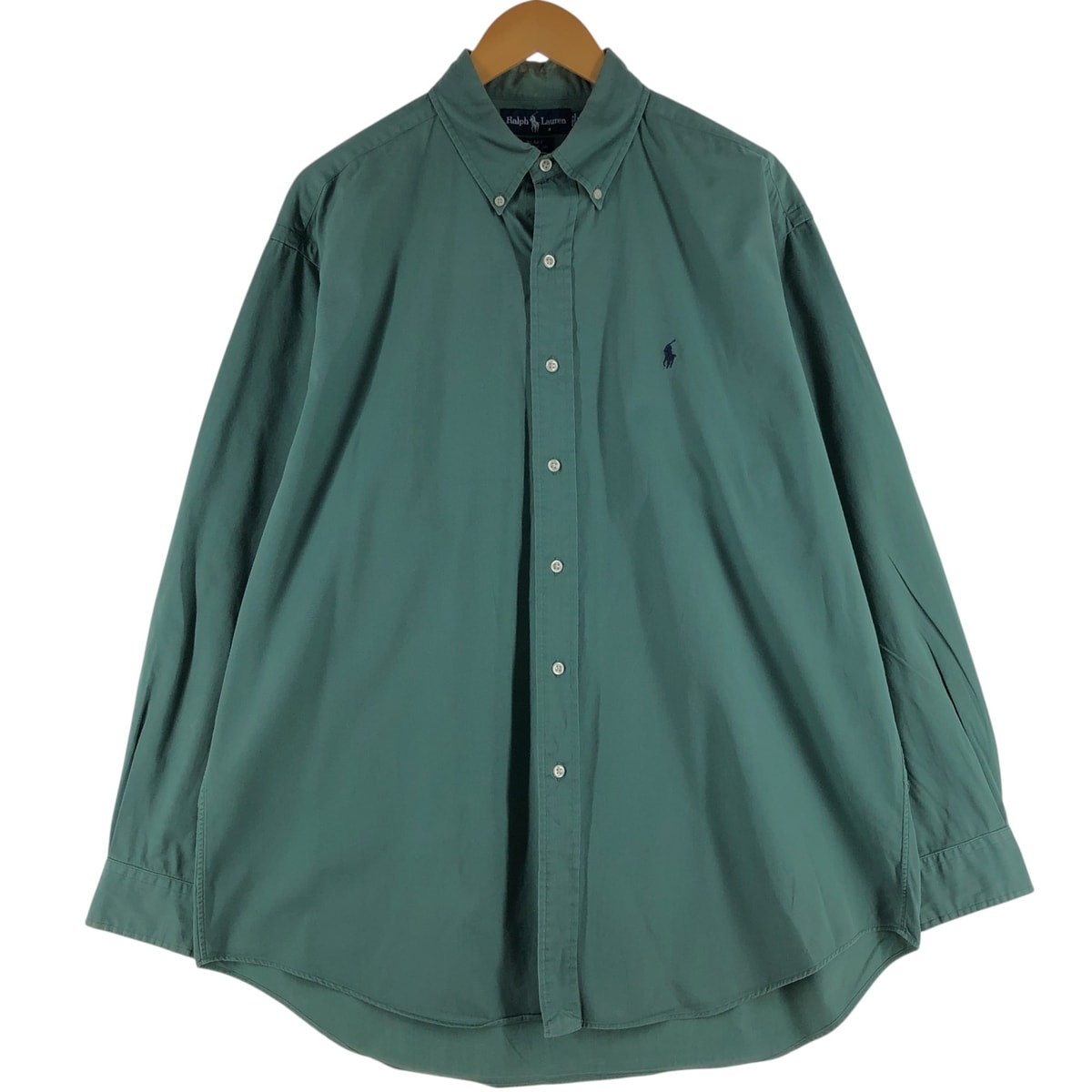 古着 ラルフローレン Ralph Lauren BLAKE 長袖 ボタンダウンシャツ メンズL相当/eaa534365