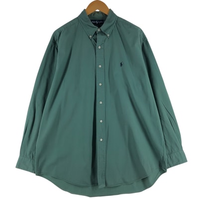 古着 ラルフローレン Ralph Lauren BLAKE 長袖 ボタンダウンシャツ メンズL相当/eaa534365