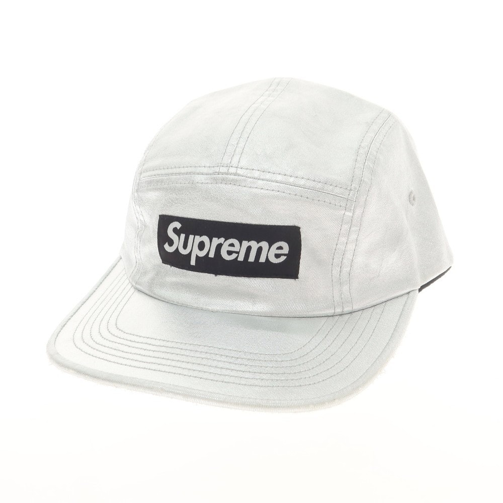 【中古】シュプリーム Supreme 2025年春夏 Washed Chino Twill Camp Cap コットン キャンプキャップ シルバー【サイズONE SIZE(58cm)】【メンズ】