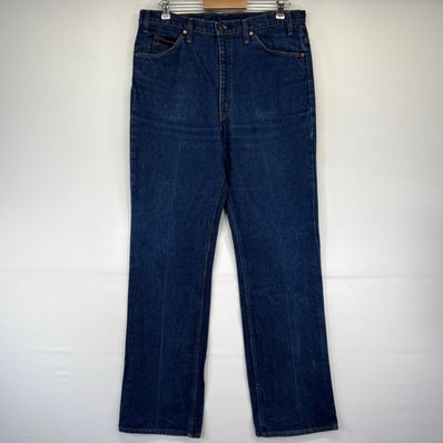 古着 80's/80年代 リーバイス Levi's USA製 デニム パンツ 20517-0217 ストレート オレンジタブ ジーパン W38×L34 ブルー系 メンズ
