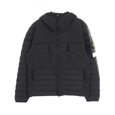 ストーンアイランド STONE ISLAND SEAMLESS TUNNEL NYLON DOWN フード付き ダウンジャケット 衣料品 アウター ナイロン メンズ ブラック系 L2S154100107V0029M 【新品】