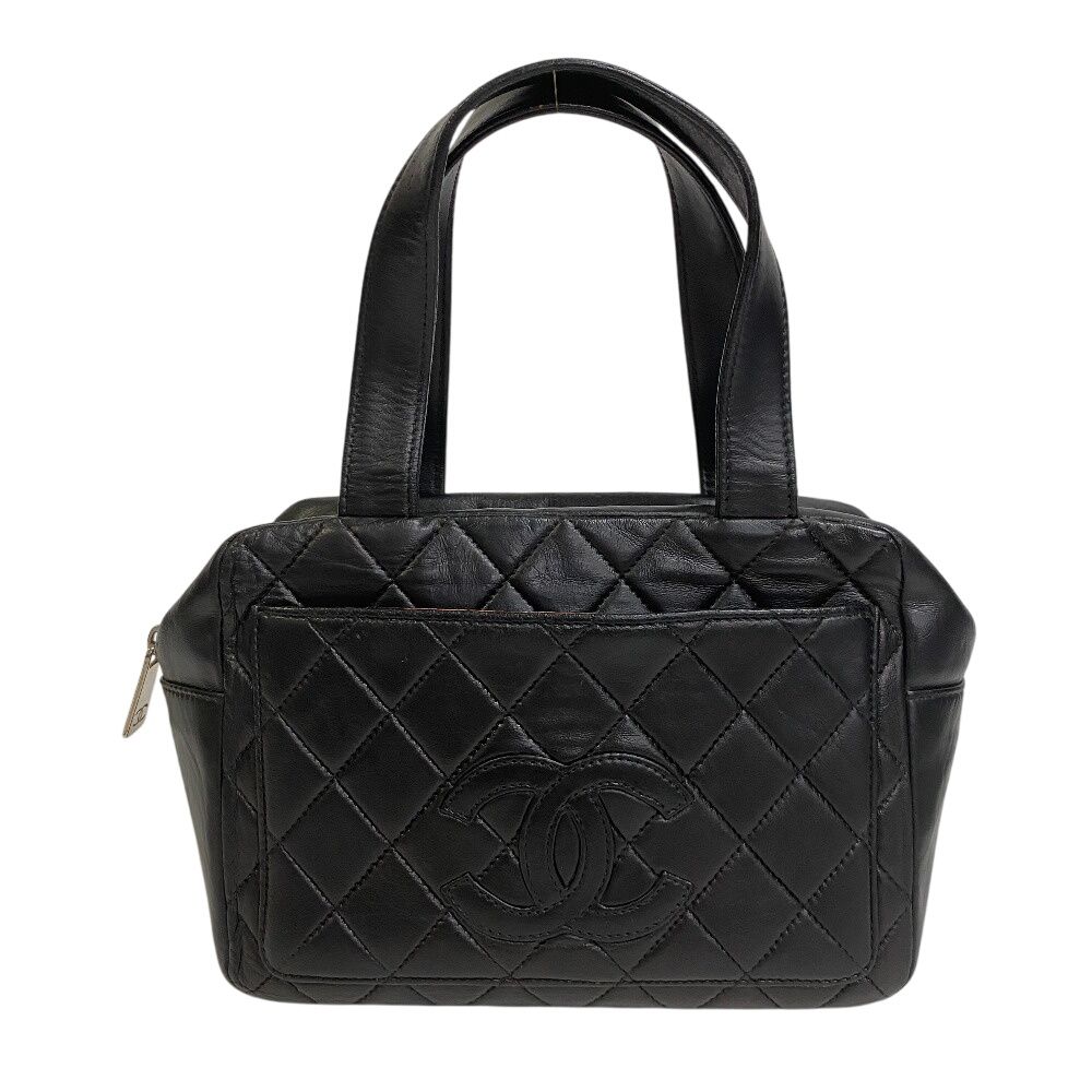 シャネル CHANEL ハンドバッグ マトラッセ ブラック