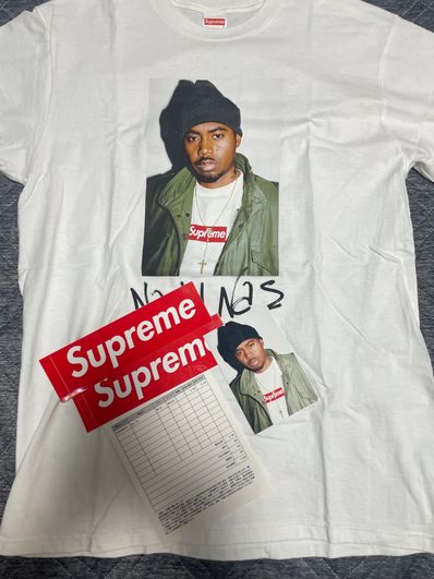 Supreme Nas Tee "White"