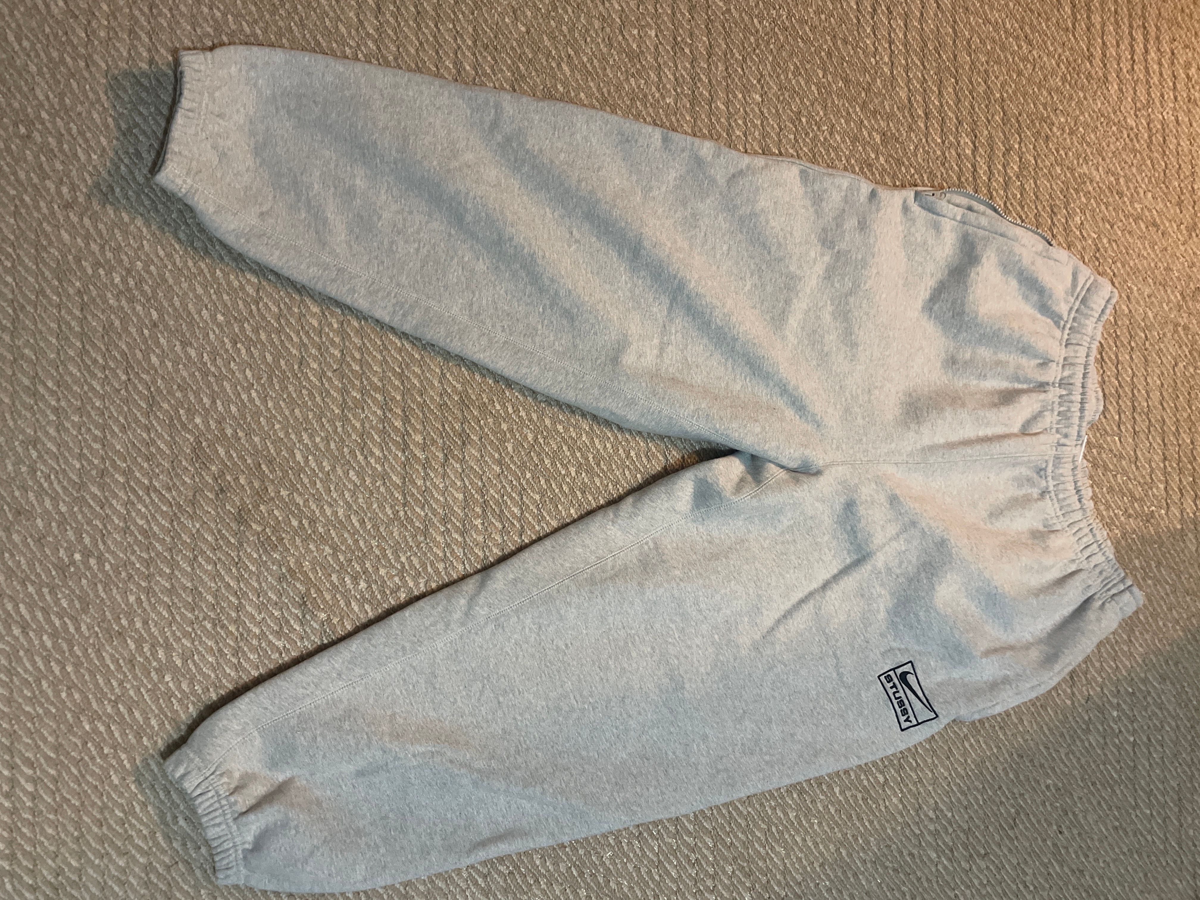Stussy x Nike Fleece Pant "Grey Heather" (US Size) FN5231-050