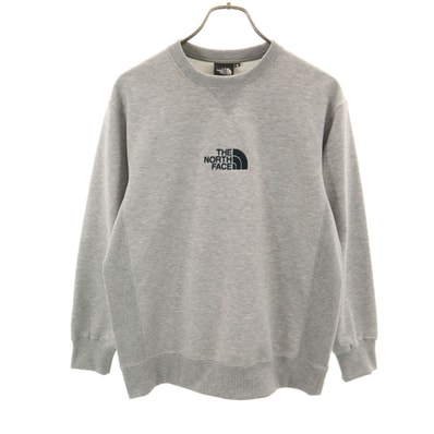 THE NORTH FACE ノースフェイス 長袖 スウェット トレーナー S グレー NT62131X アウトドア
