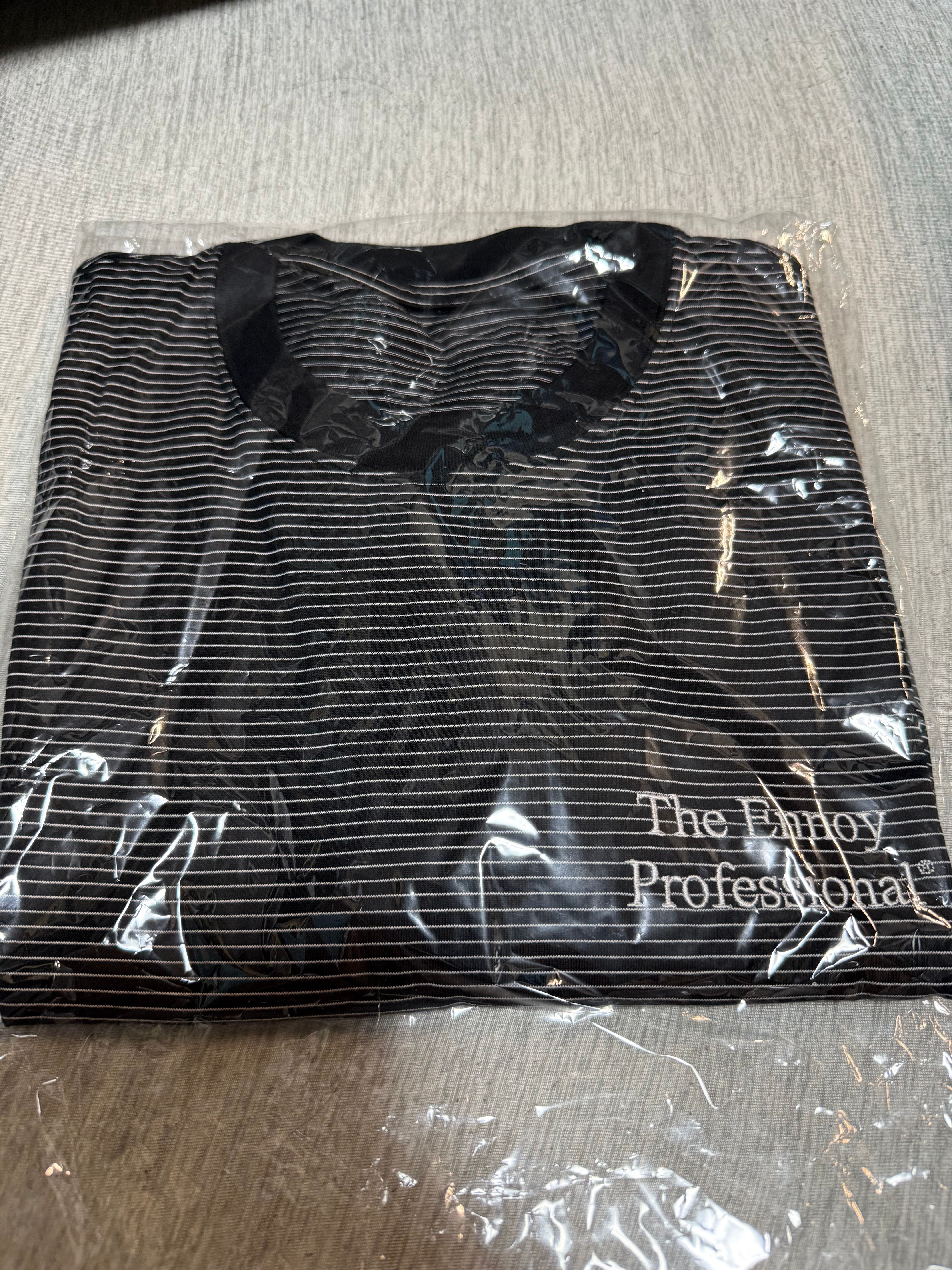 ENNOY 23SS S/S Border T-Shirt "Black" SS23BRENCT05AM