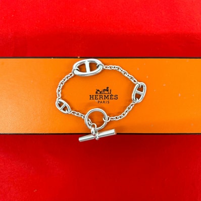 HERMES エルメス ファランドール LG ブレスレット シルバー925 ブレスレット シルバー
38815