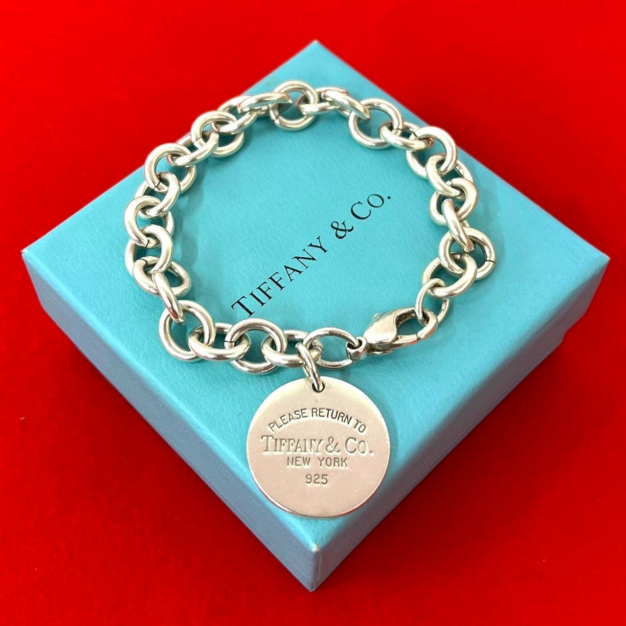 TIFFANY&Co. ティファニー リターントゥ オーバル シルバー925 ブレスレット シルバー
280-3