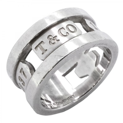 ★最終価格【6jeb0633】ティファニー リング 1837/エレメント シルバー925 11号【中古】レディース