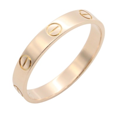 カルティエ CARTIER ミニラブリング リング・指輪 ジュエリー K18PG(ピンクゴールド) メンズ レディース ゴールド系 B4085200 【中古】