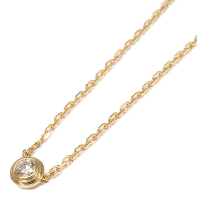 カルティエ 仕上げ済み 750YG B7224517 1Pダイヤモンド XS ダムール