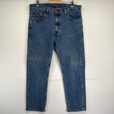 古着 リーバイス Levi's デニムパンツ 505 ストレート ジーンズ ジーパン 長ズボン 大きいサイズ w38 L30 ブルー メンズ