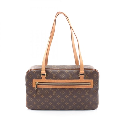 ルイ・ヴィトン LOUIS VUITTON シテGM ショルダーバッグ バッグ PVCコーティングキャンバス レザー モノグラム レディース ブラウン系 M51181 【中古】
