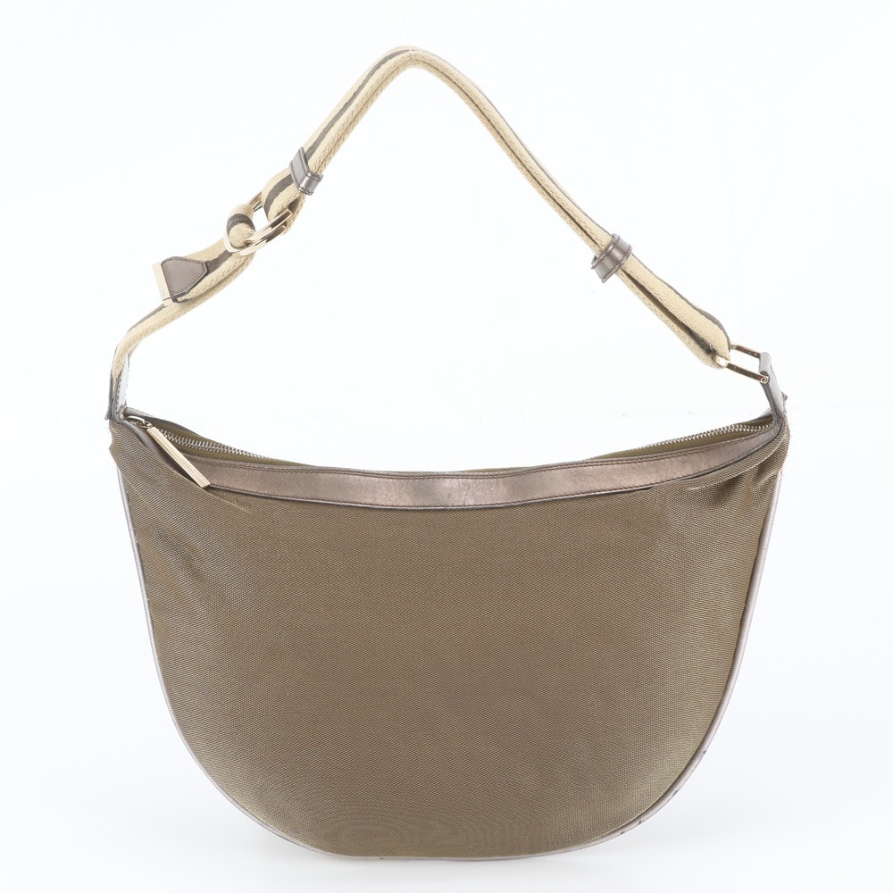 ■美品 グッチ001 4181 ショルダーバッグ レザー×ナイロン