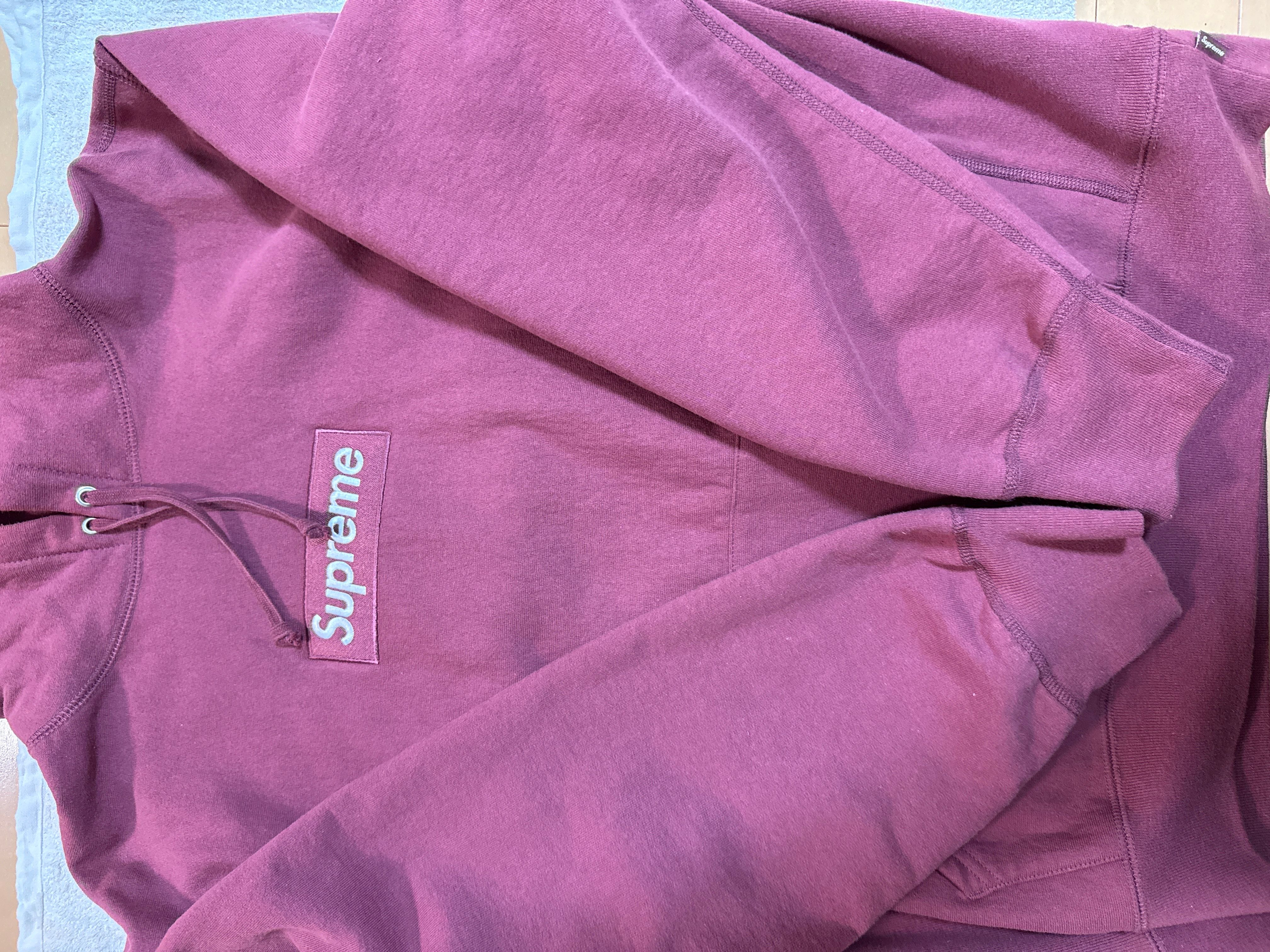Supreme Box Logo Hooded Sweatshirt "Plum" (21FW)