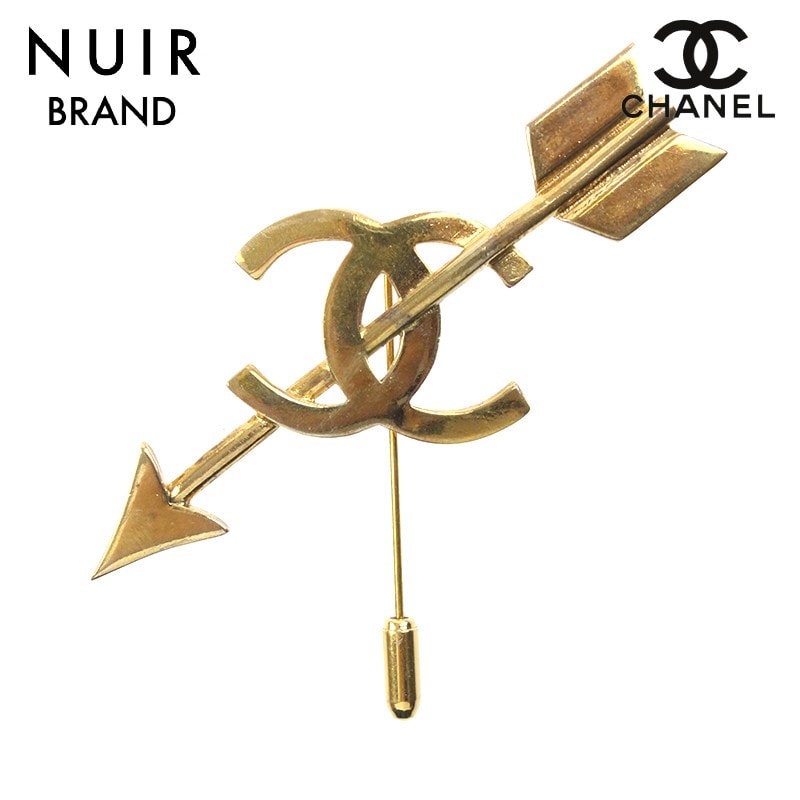 シャネル CHANEL ココマーク 矢 ブローチ 【大幅値下げ】