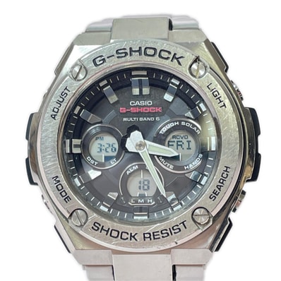 CASIO カシオ G-SHOCK ジーショック G-STEEL 電波ソーラー メンズ 腕時計 シルバー GST-W310D