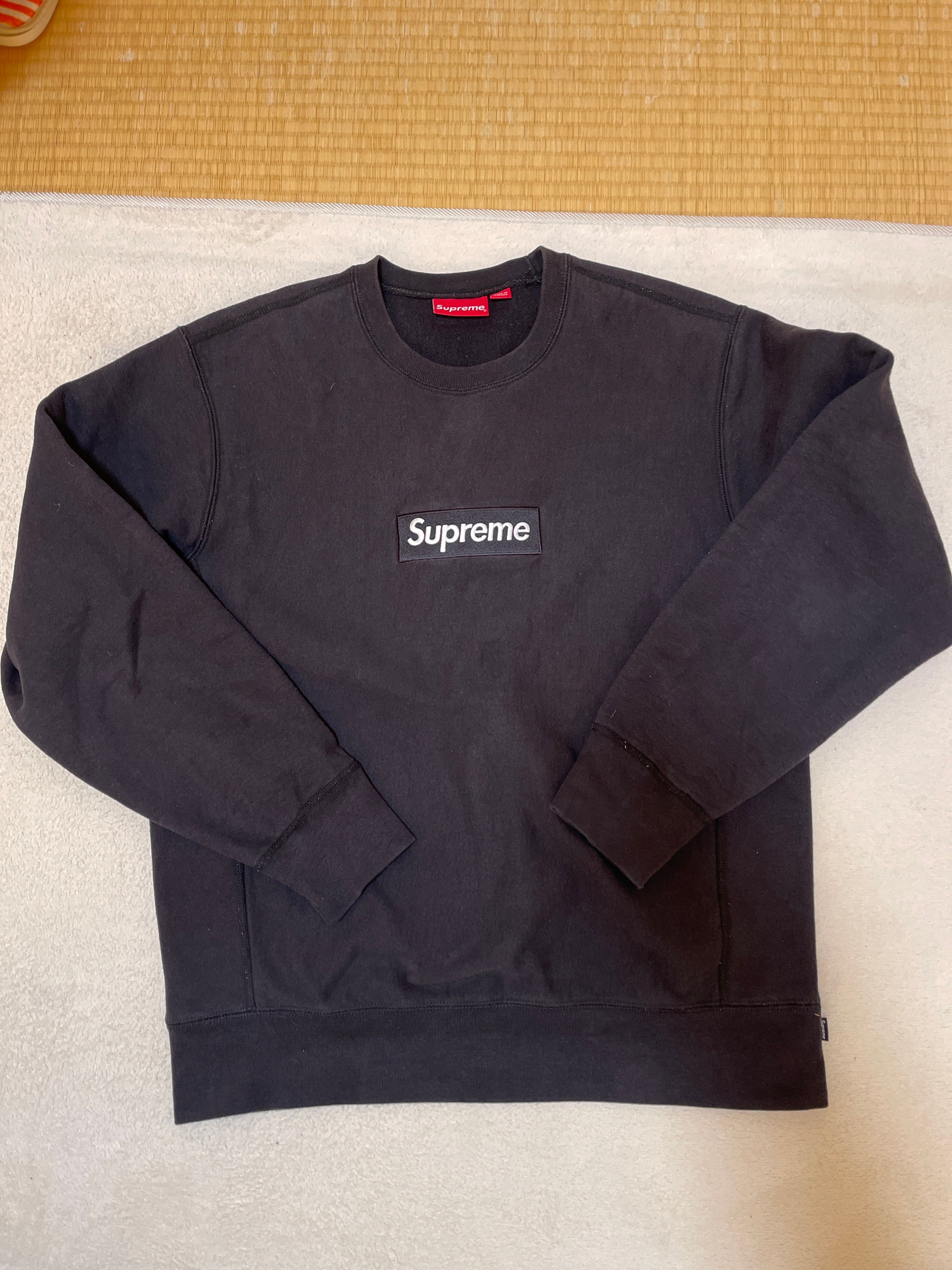 Supreme Box Logo Crewneck Sweatshirt "Black" (18FW)