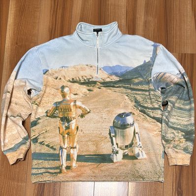 Kith Star Wars Droids Quarter Zip "Hallow"