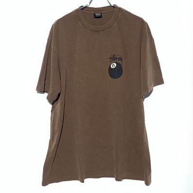 Stussy 8 Ball Pigment Dyed Tee "Coffee"