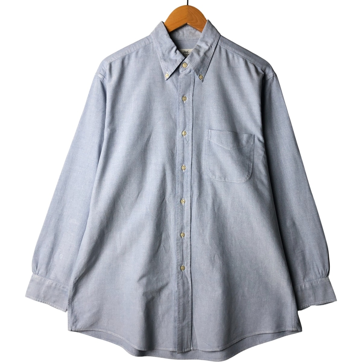 古着 ブルックスブラザーズ Brooks Brothers 346 長袖 ボタンダウンシャツ メンズL相当/eaa590909