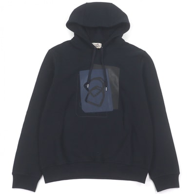 未使用品 エルメス パーカー ダークネイビー メンズ M