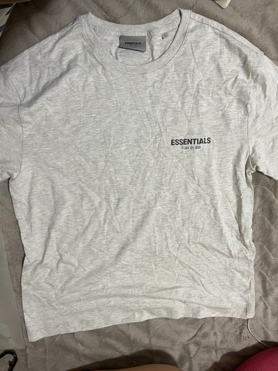 FEAR OF GOD ESSENTIALS SS TEE "Light Heather Oatmeal"