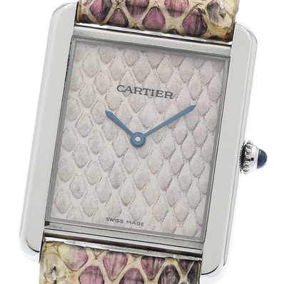 ☆良品 カルティエ タンクソロ LM パイソン メンズ 【中古】