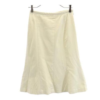 BURBERRY ミモレ丈 フレアスカート