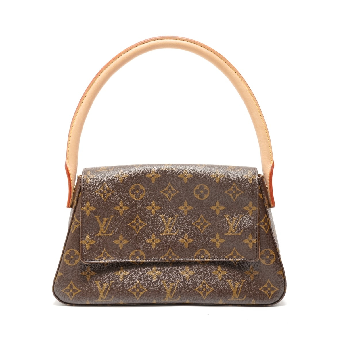 ヴィトン LV 2005年製 モノグラム ミニ ルーピング ショルダーバッグ【中古】