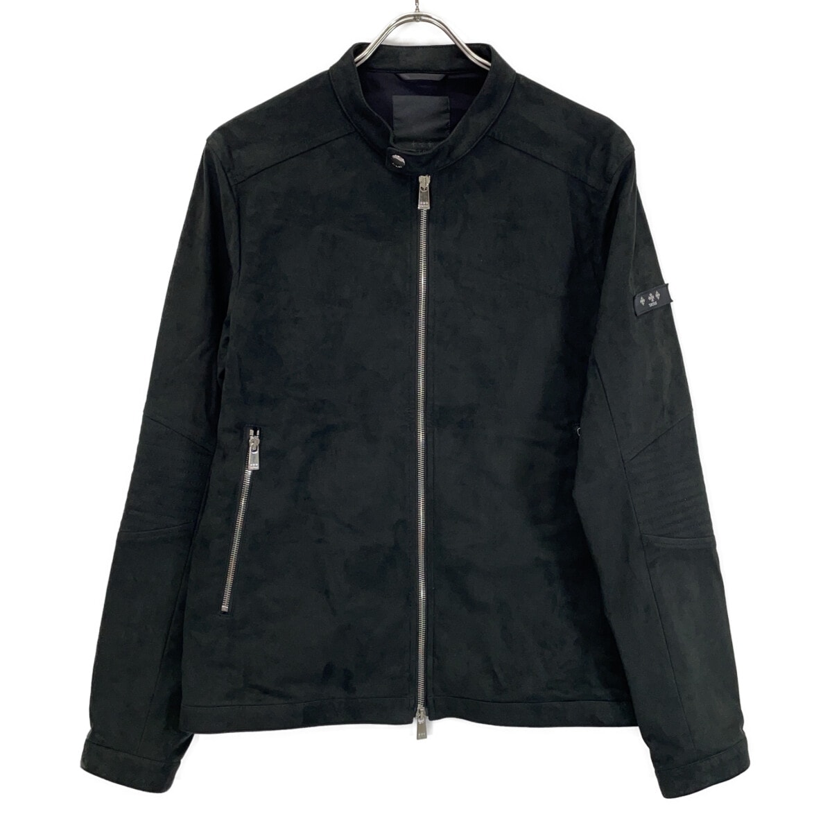 タトラス MTAT24S4945 ブラック TORMO エコスエードスタンドカラーシングルライダース 3