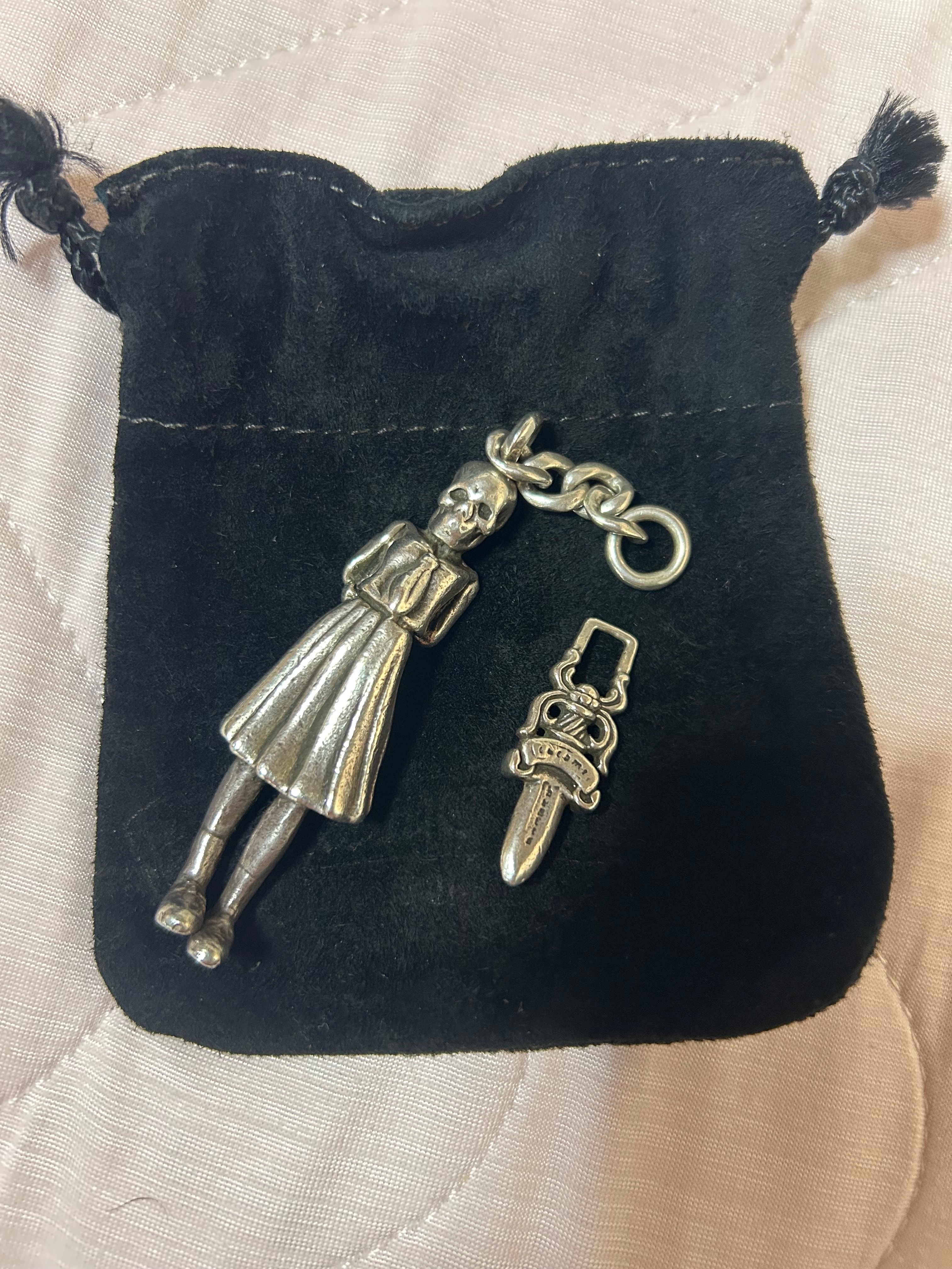 Chrome Hearts Foti Skippy Keyring "Silver"