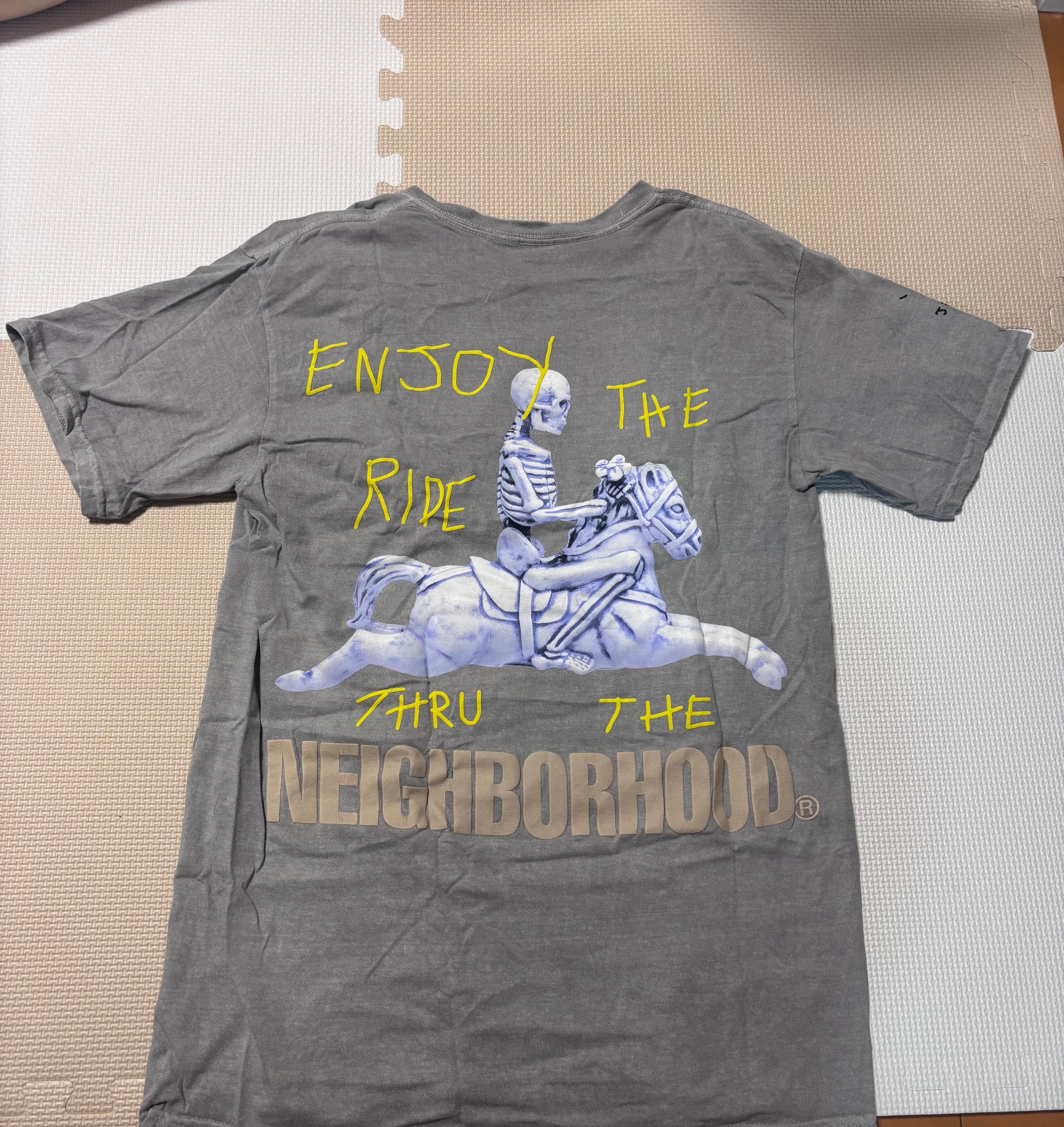 NEIGHBORHOOD Travis Scott Cactus Jack Carousel T-shirt "Grey"
