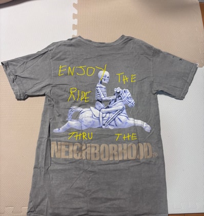 NEIGHBORHOOD Travis Scott Cactus Jack Carousel T-shirt "Grey"