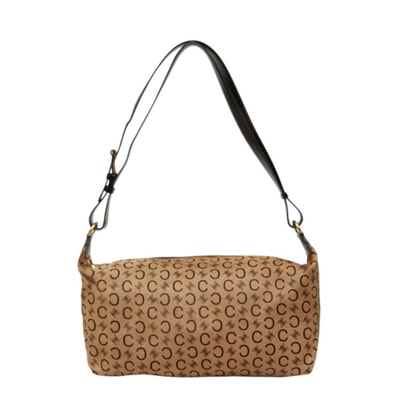 セリーヌ Cマカダム ワンショルダーバッグ ショルダーバッグ ベージュ ハラコ レディース CELINE 中古