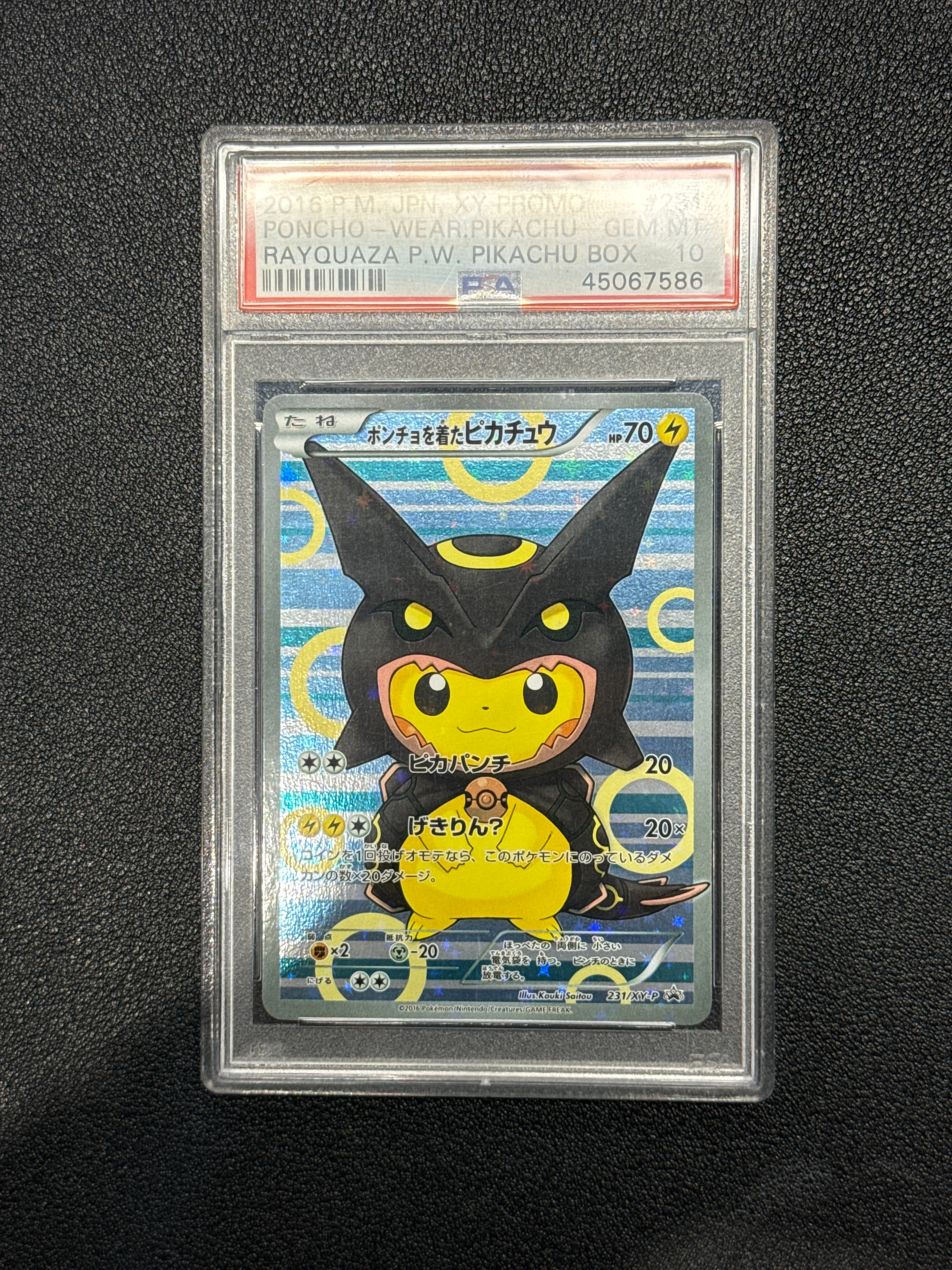 ポンチョを着たピカチュウ: プロモ[XY-P 231/XY-P](プロモーションカード「XY-P」)