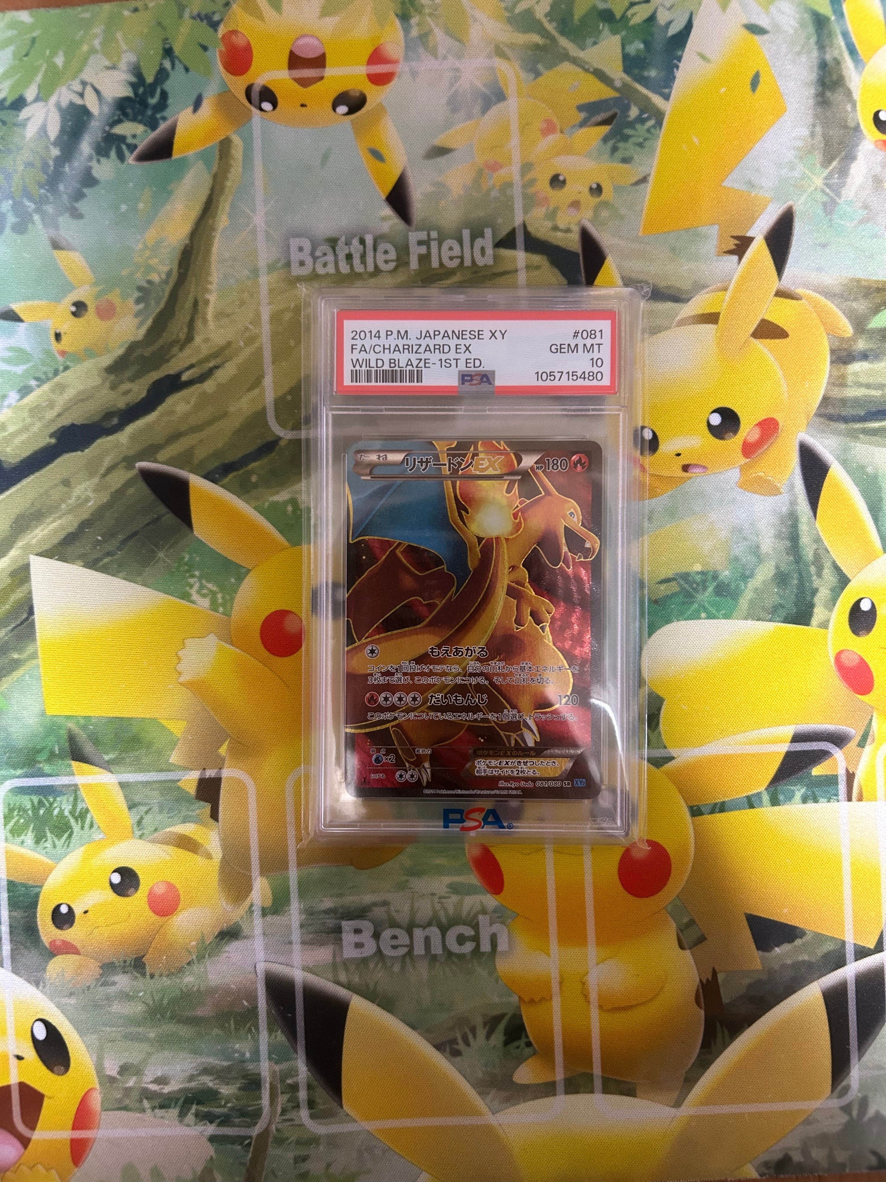 リザードンEX SR :1ED [XY2 081/080](拡張パック「ワイルドブレイズ」)