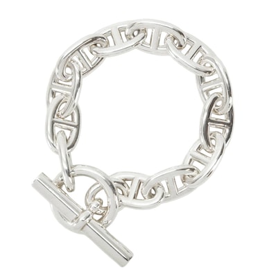 Hermes Chaine D'ancre TGM Bracelet "Silver"
