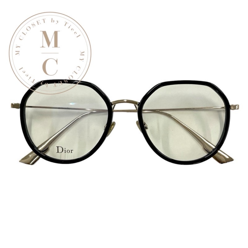 クリスチャンディオール CHRISTIAN DIOR サングラス ゴールド ブラック ロゴ アイウェア