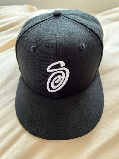 Stussy CURLY S NEW ERA CAP "Black"