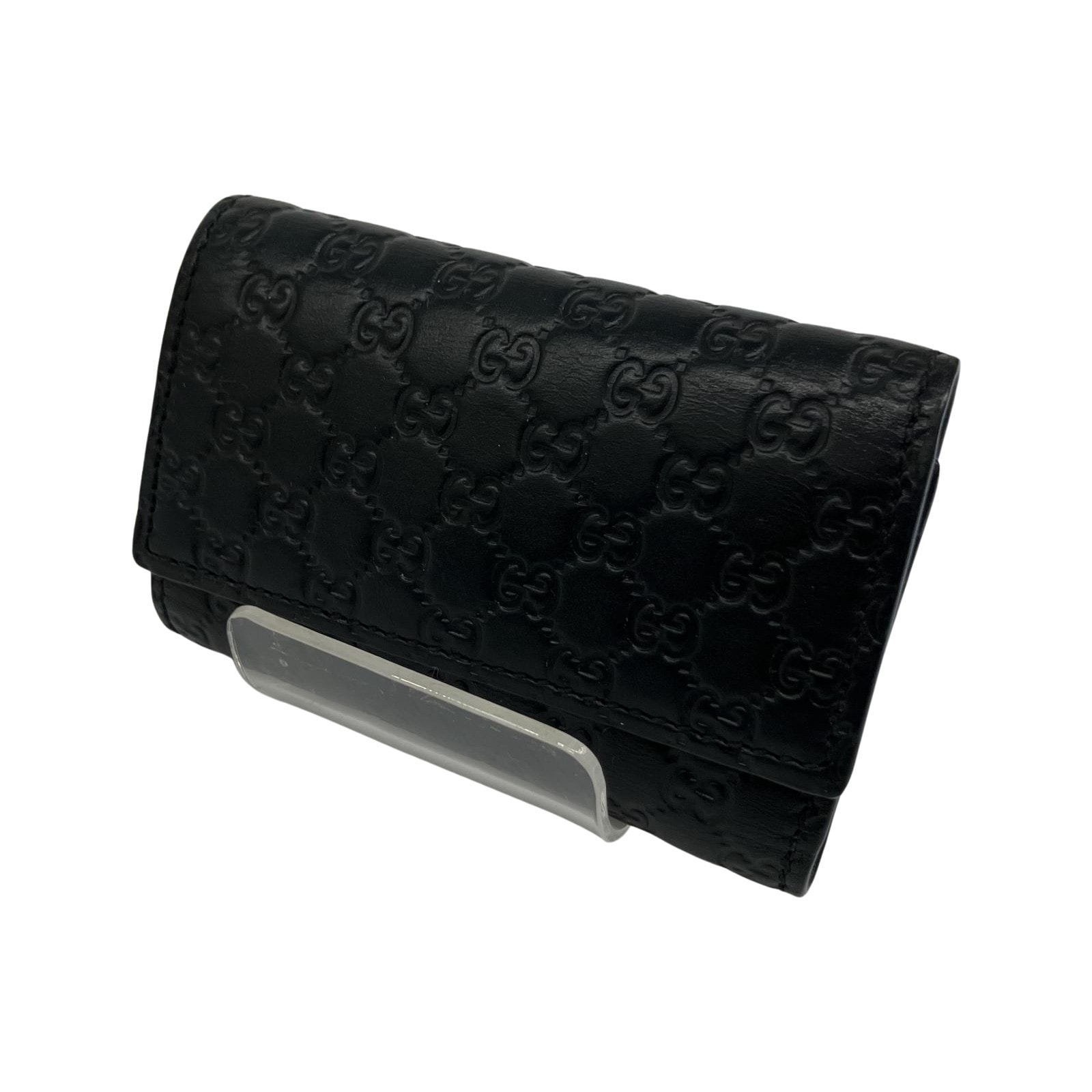 GUCCI グッチ キーケース 6連キーケース グッチシマ アウトレットマーク有 150402-0959 ブラック