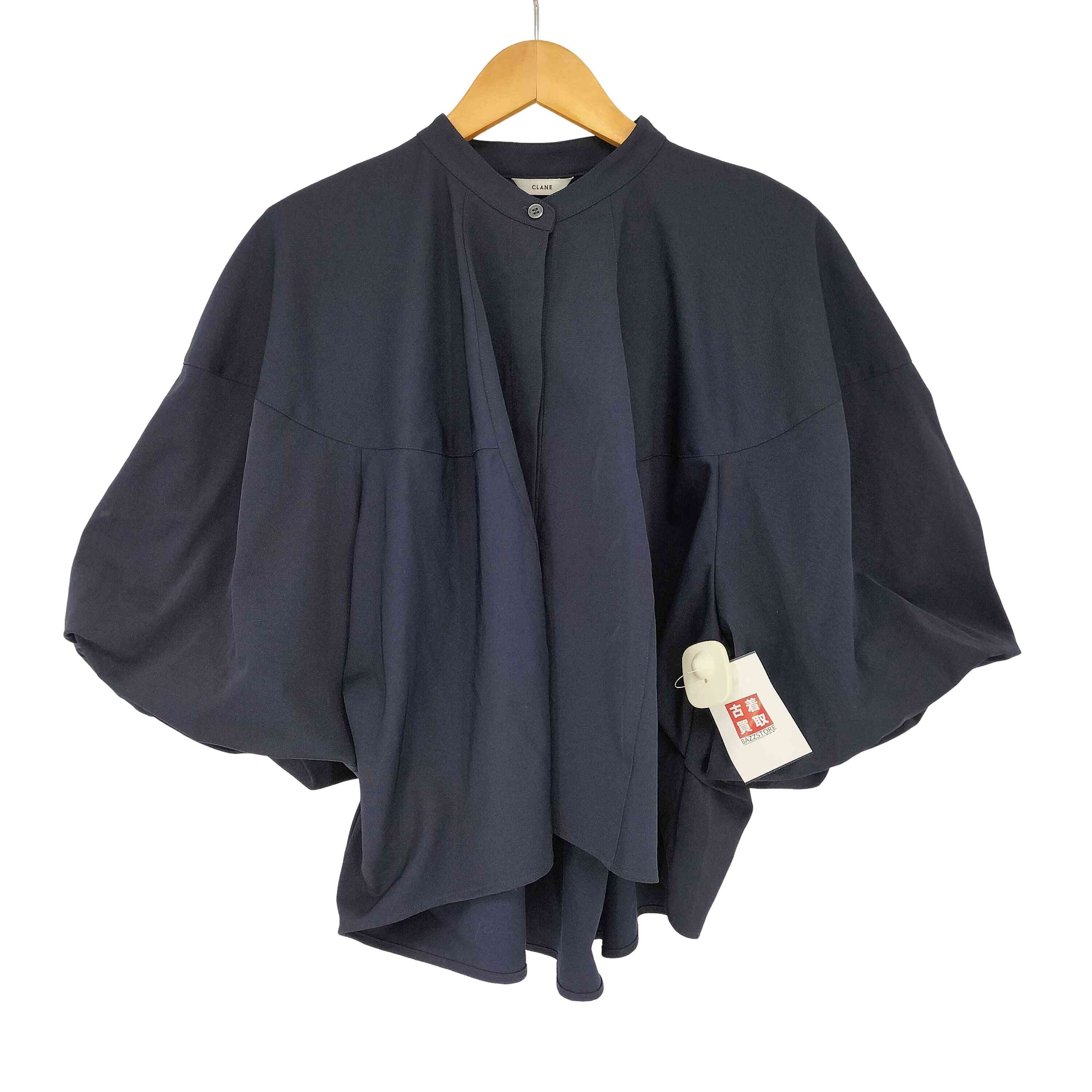 VOLUME SELEEVE STAND NECK SHIRT【1142238107539】