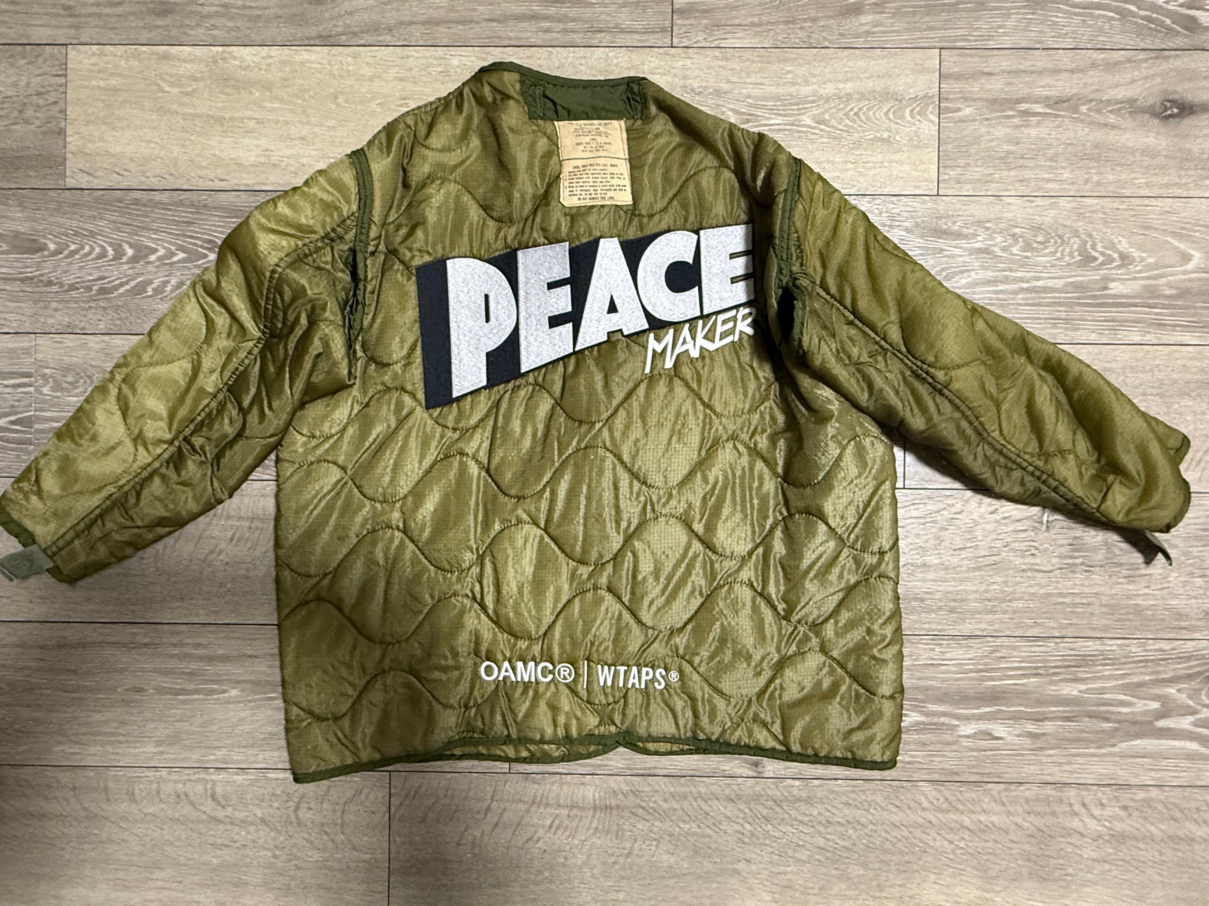 Wtaps x OAMC PEACEMAKER JACKET "Olive Drab"